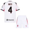 AC Milan Ricci 4 Barn Bortedrakt 2025-26 Kortermet